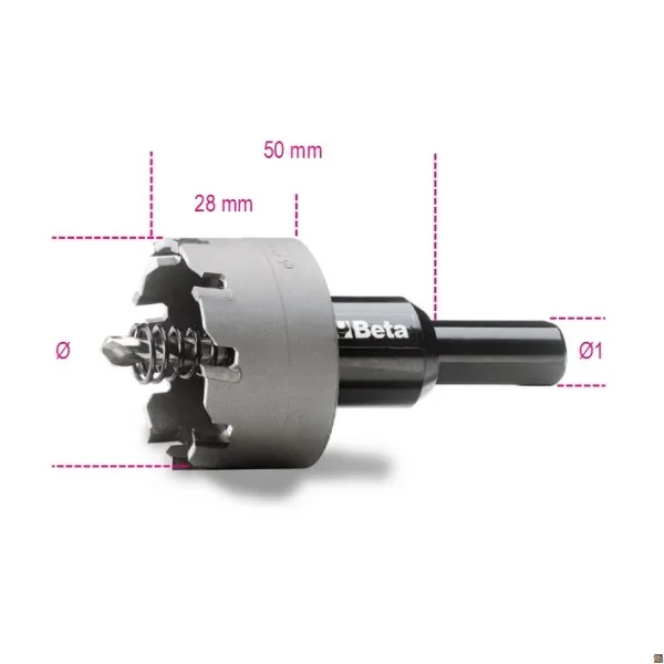 452 - FRESE A TAZZA CON INSERTI IN METALLO DURO - 75 BETA UTENSILI 004520075