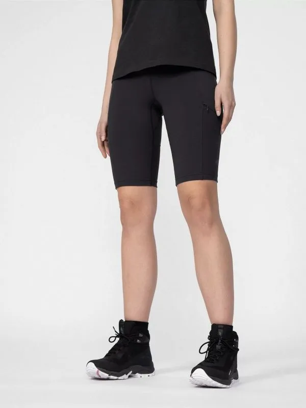 4F WOMEN’S FUNCTIONAL BIKER LEGGINGS Anthracite Leggings corti da trekking donna