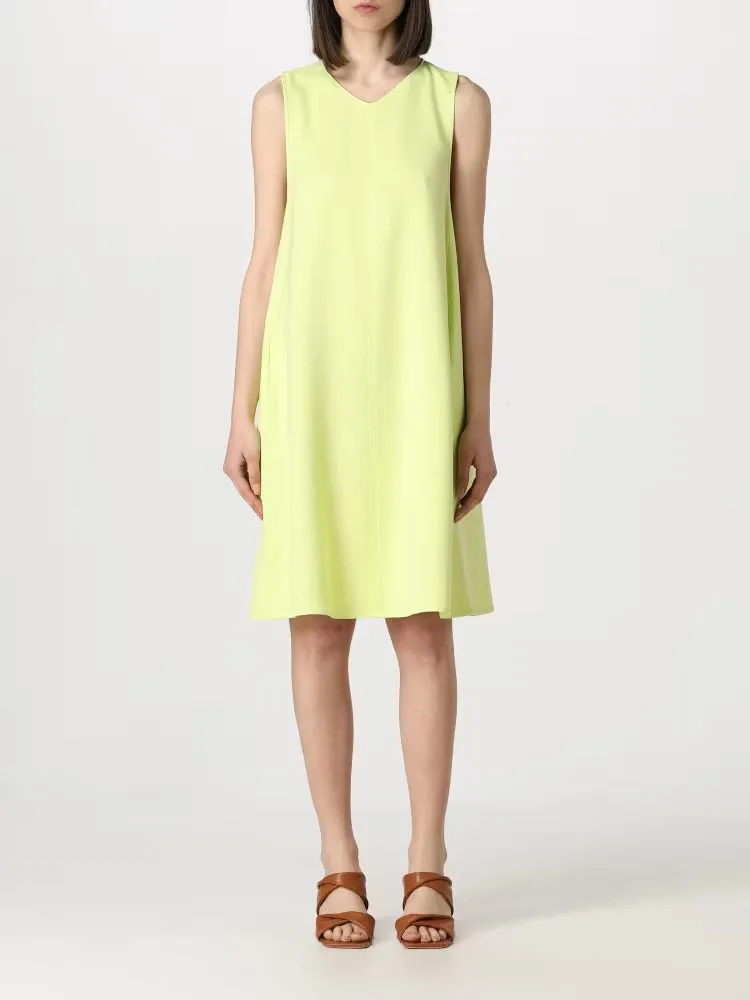 ABITO GIALLO IN MISTO COTONE