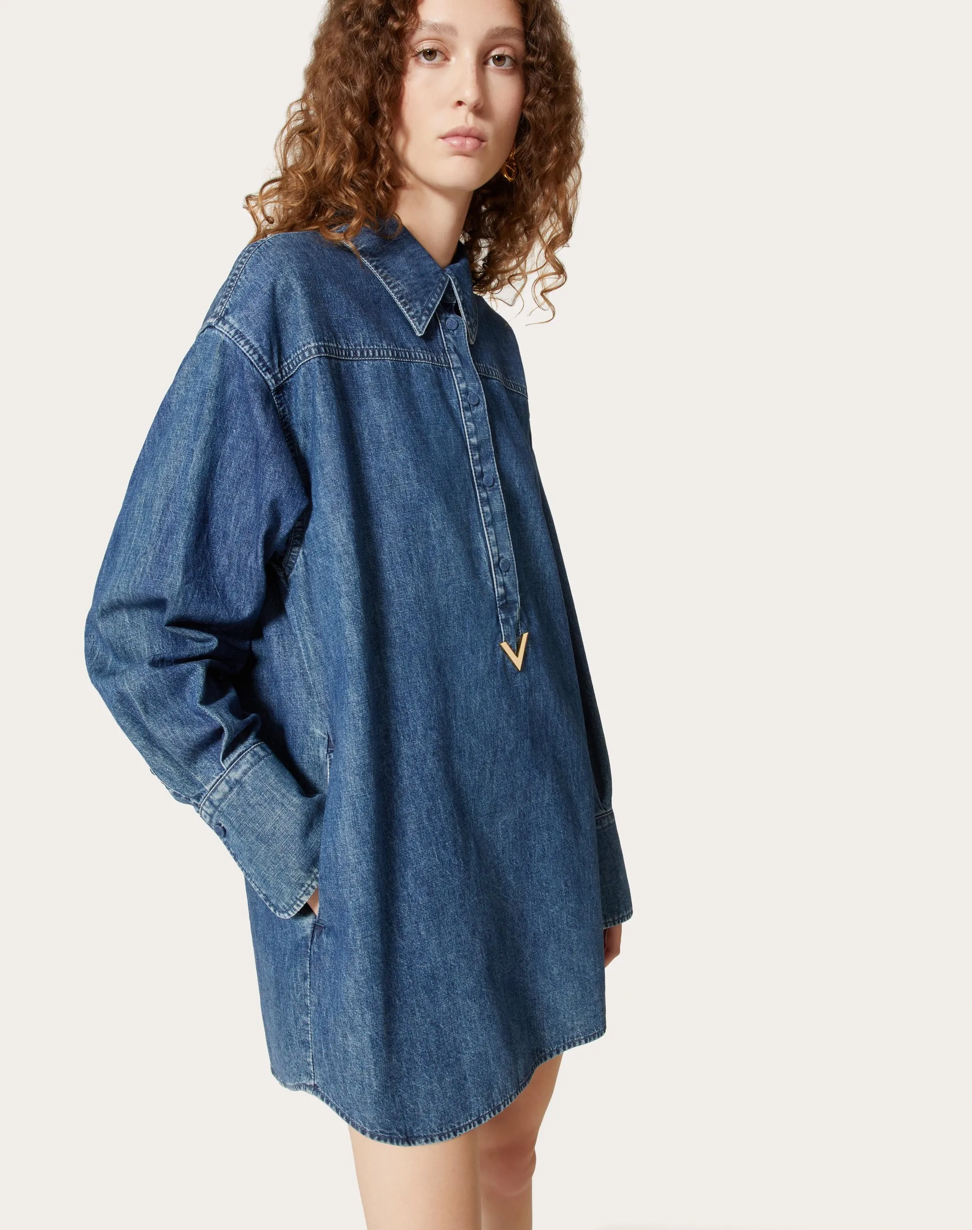 ABITO IN CHAMBRAY DENIM