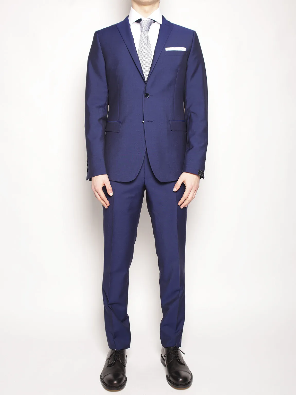 Abito in Lana e Mohair Blu