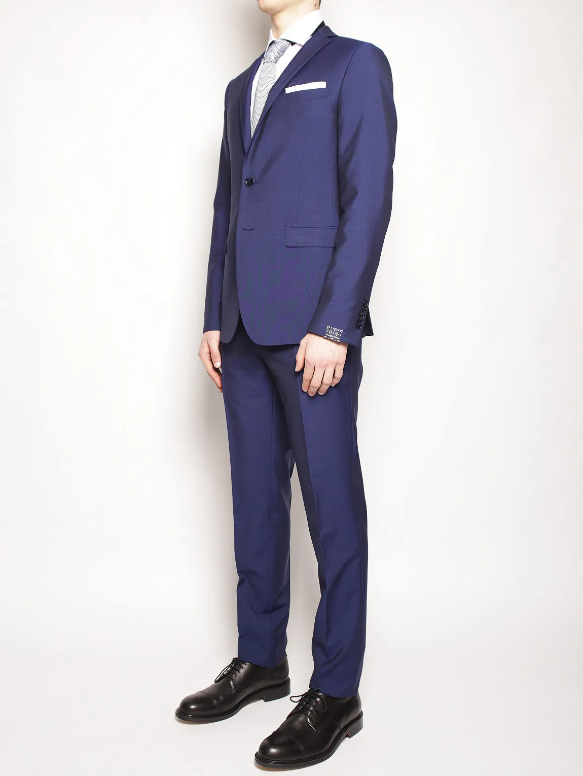 Abito in Lana e Mohair Blu