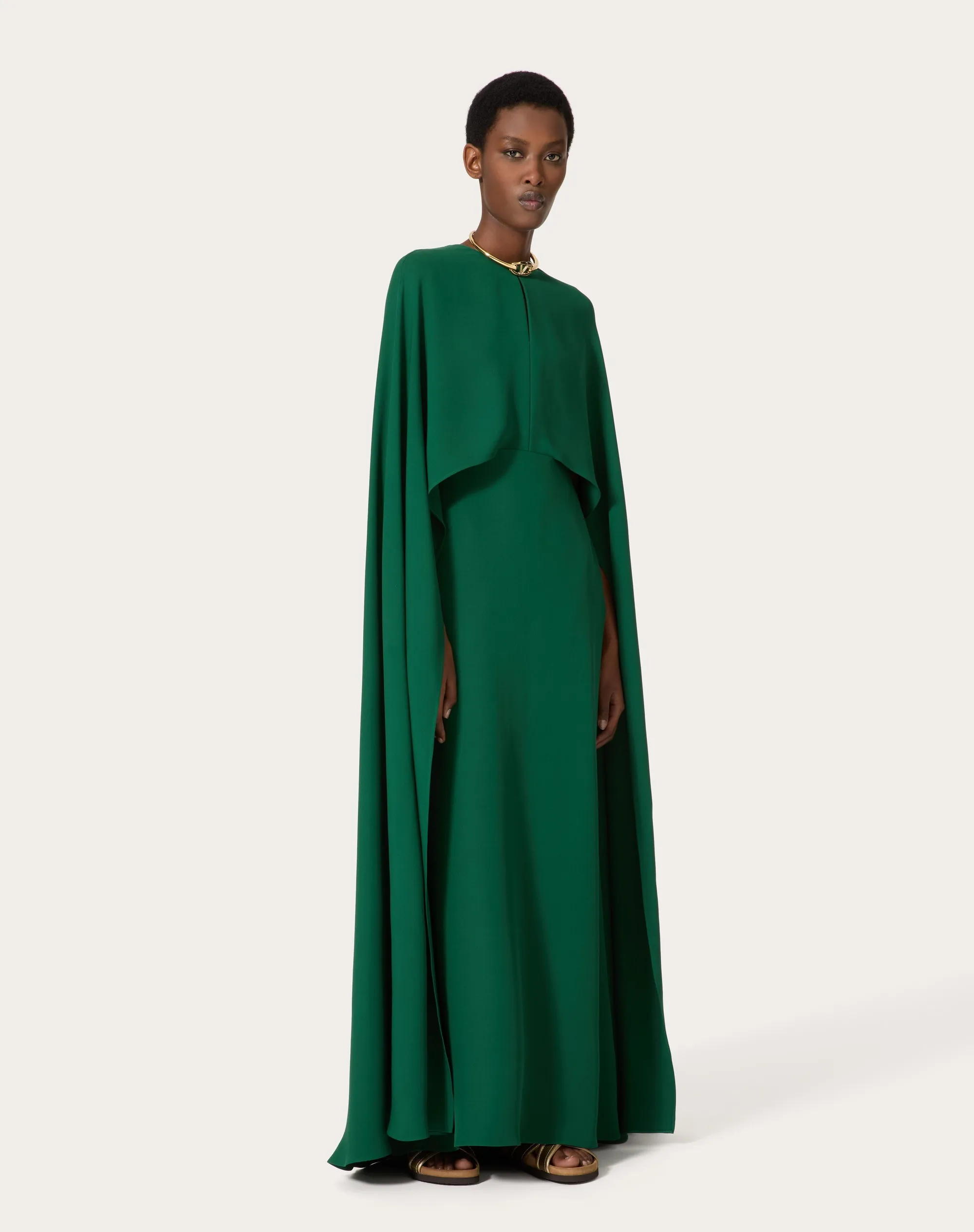 ABITO LUNGO IN CADY COUTURE