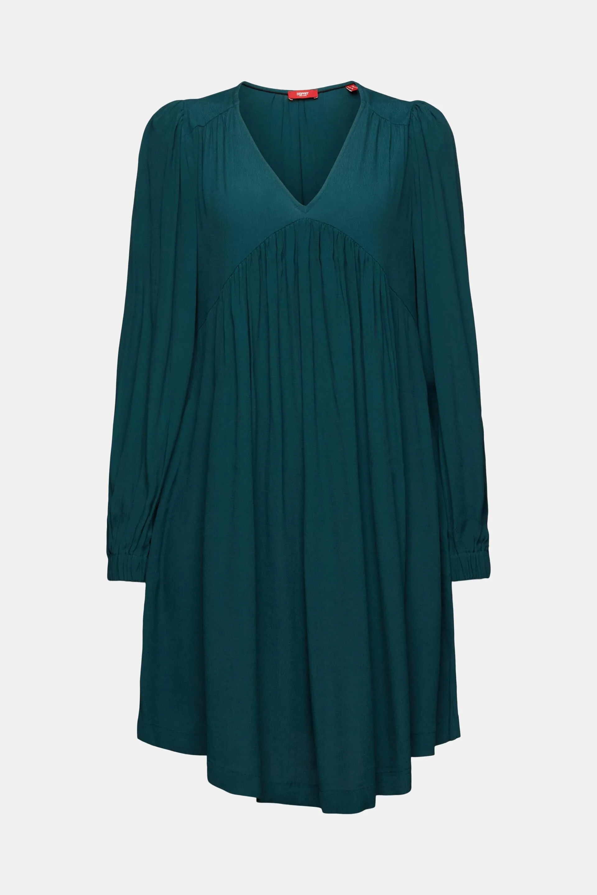 Abito mini in chiffon stropicciato