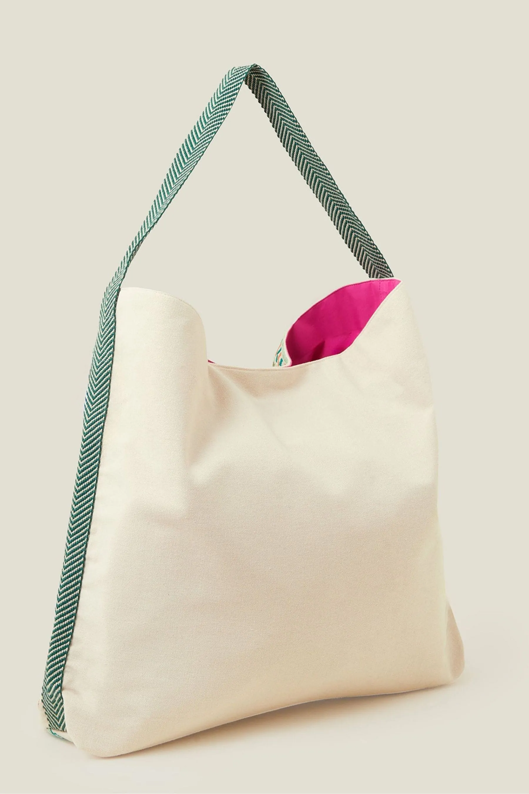 Accessorize - Borsa con ricami sulle spalle a specchio