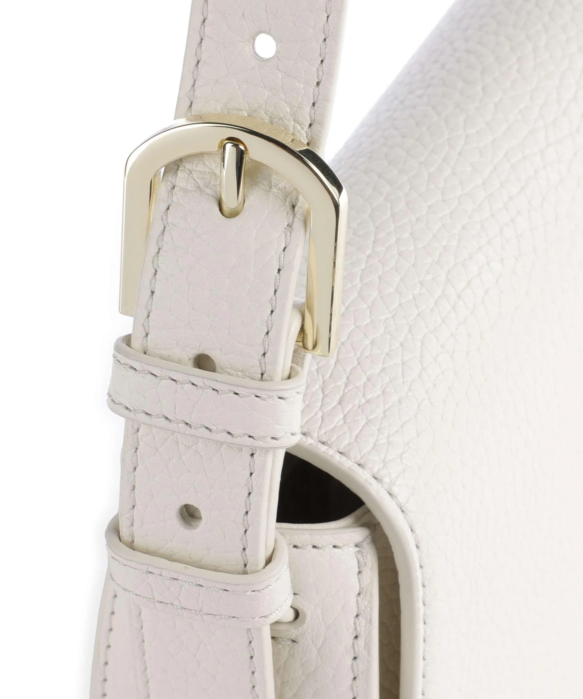  Aigner Ivy S Borsa a tracolla pelle di vacchetta grana avorio  