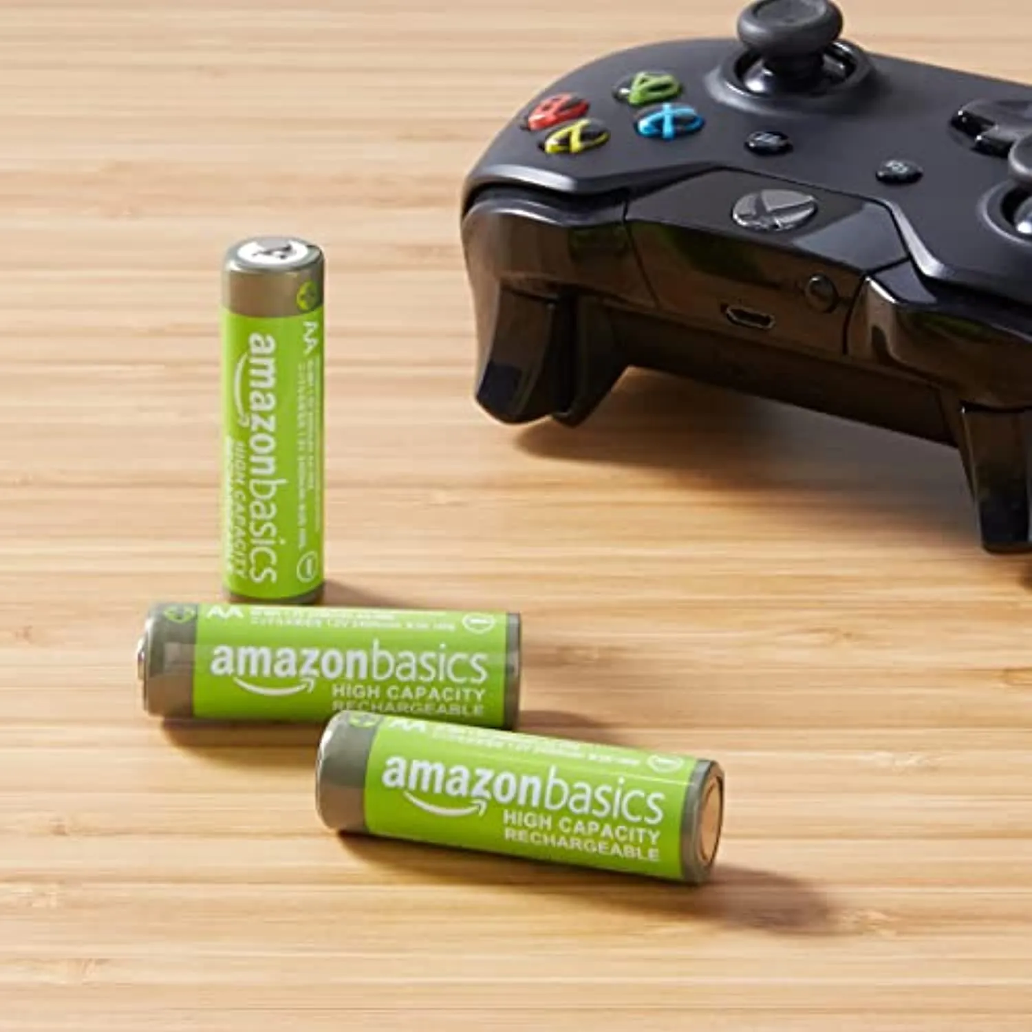 Amazon Basics - Batterie AA ricaricabili, ad alta capacità, pre-caricate, confezione da 8 (l’aspetto potrebbe variare dall’immag