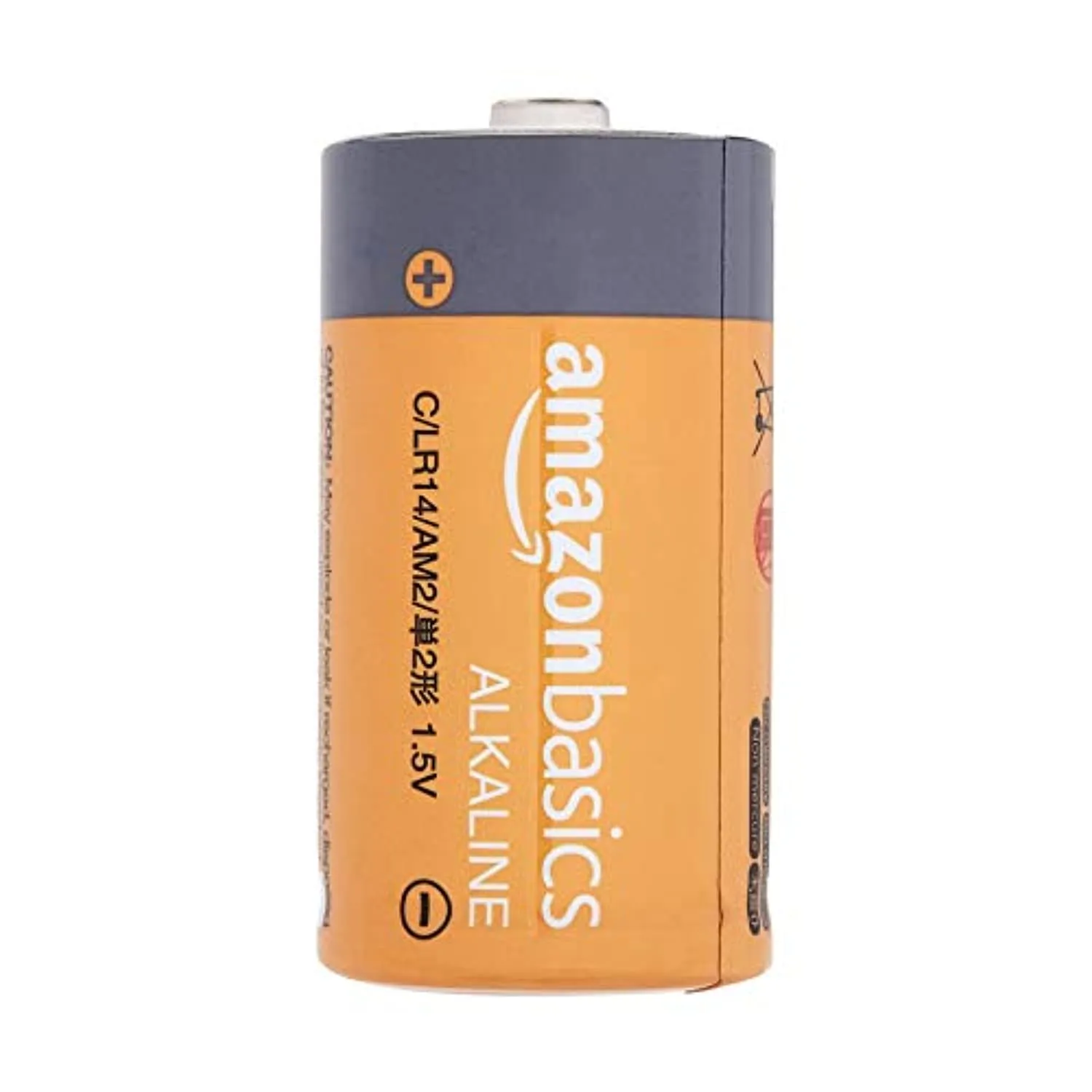 Amazon Basics - Batterie alcaline mezza torcia, 1.5 volt, per uso quotidiano, confezione da 12 (l’aspetto potrebbe variare dall’