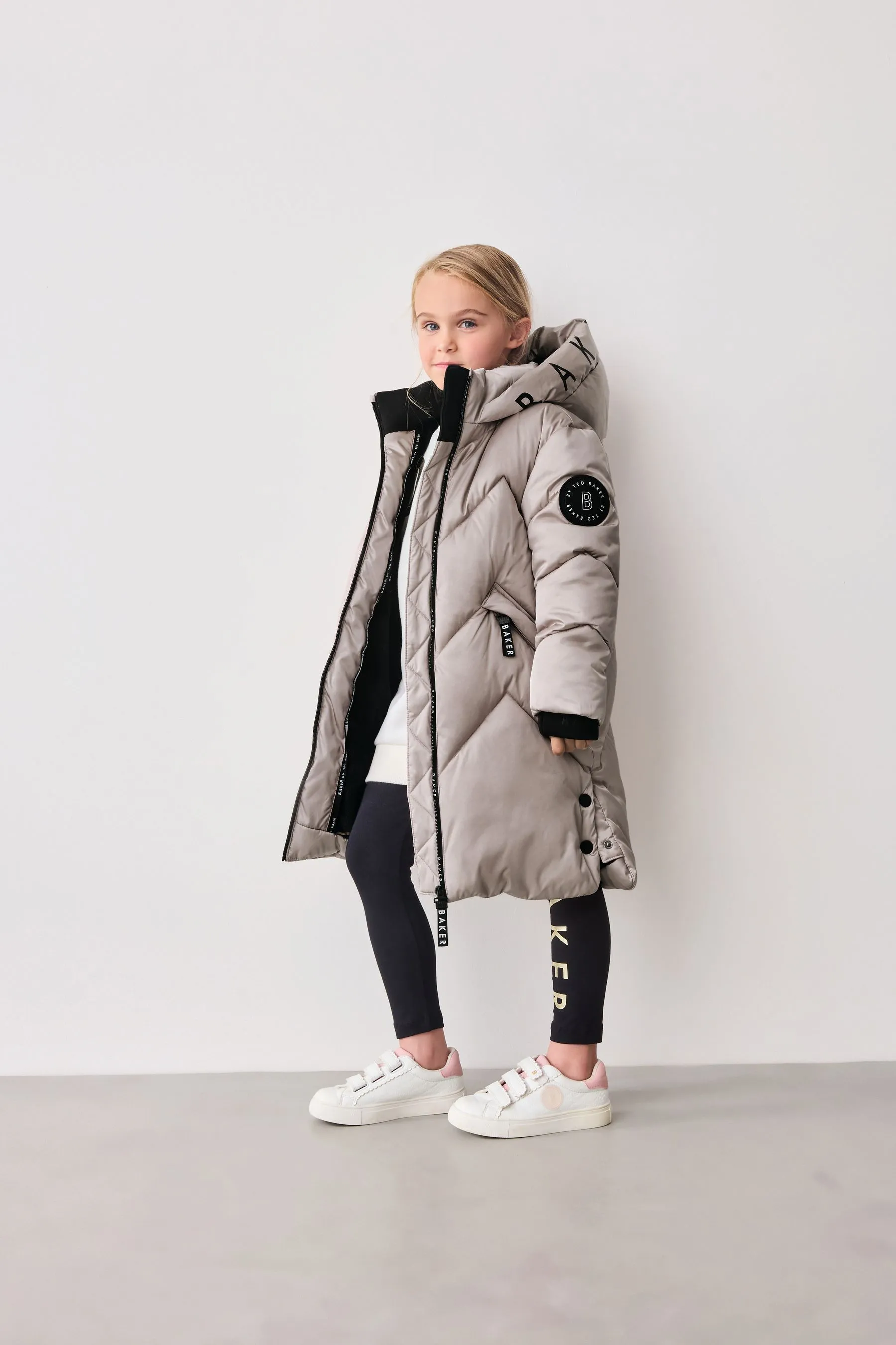 Baker by Ted Baker Antipioggia Cappotto Imbottito Lungo    