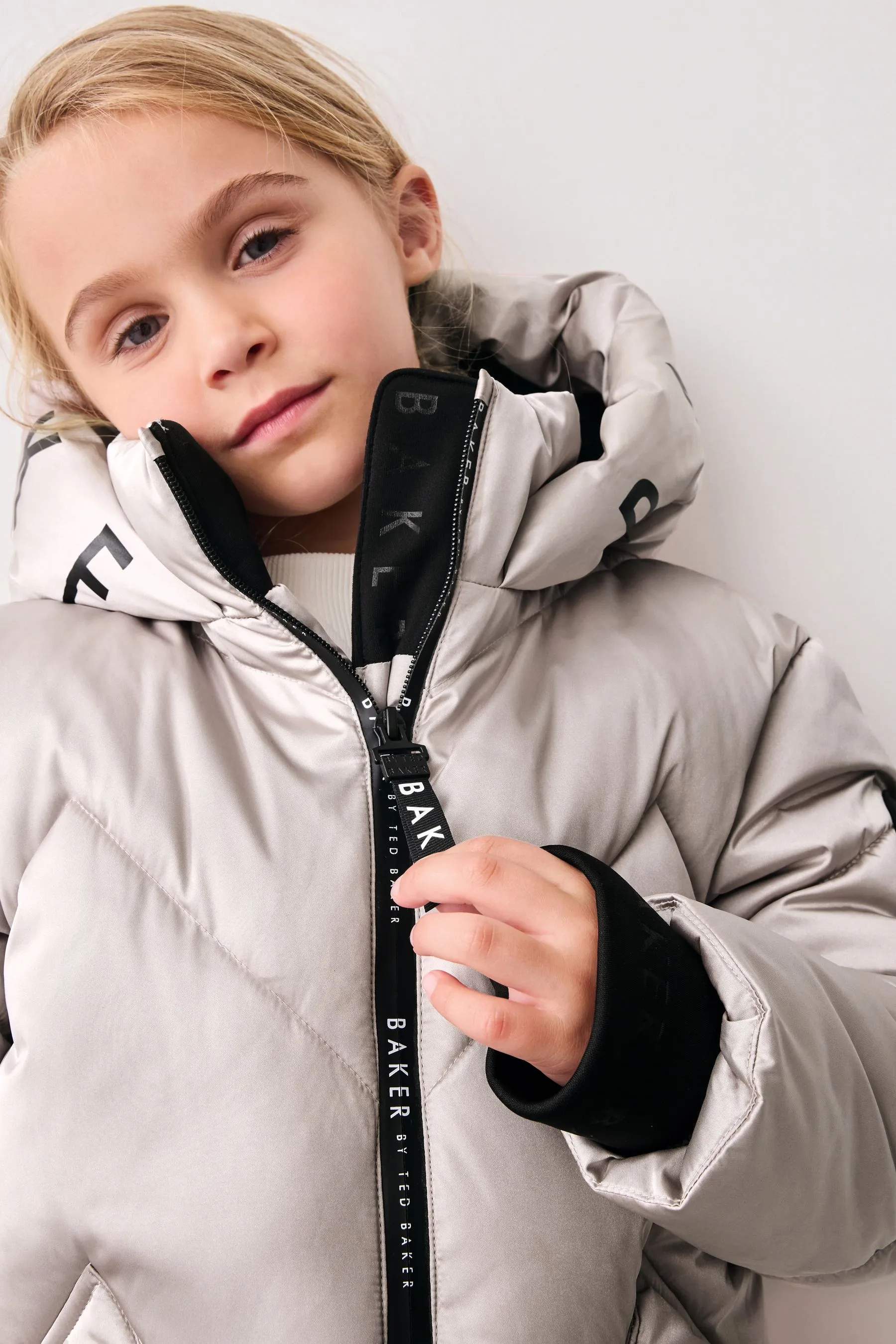 Baker by Ted Baker Antipioggia Cappotto Imbottito Lungo    