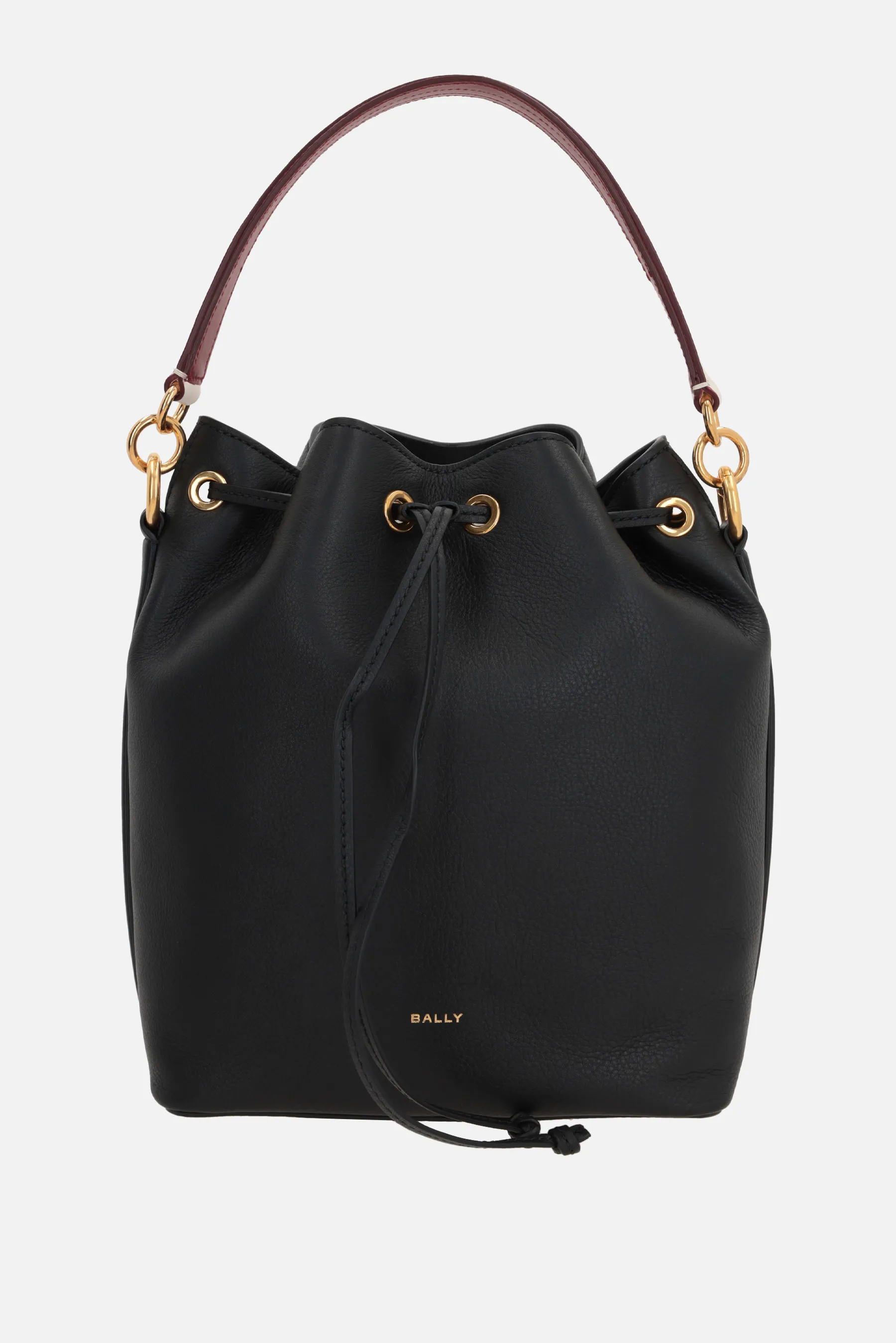 BALLY borsa a secchiello Code in pelle martellata