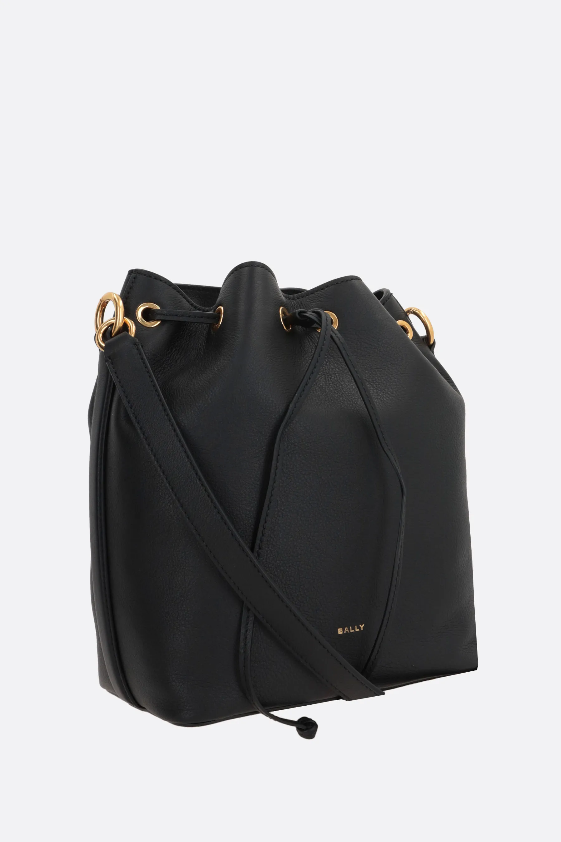 BALLY borsa a secchiello Code in pelle martellata