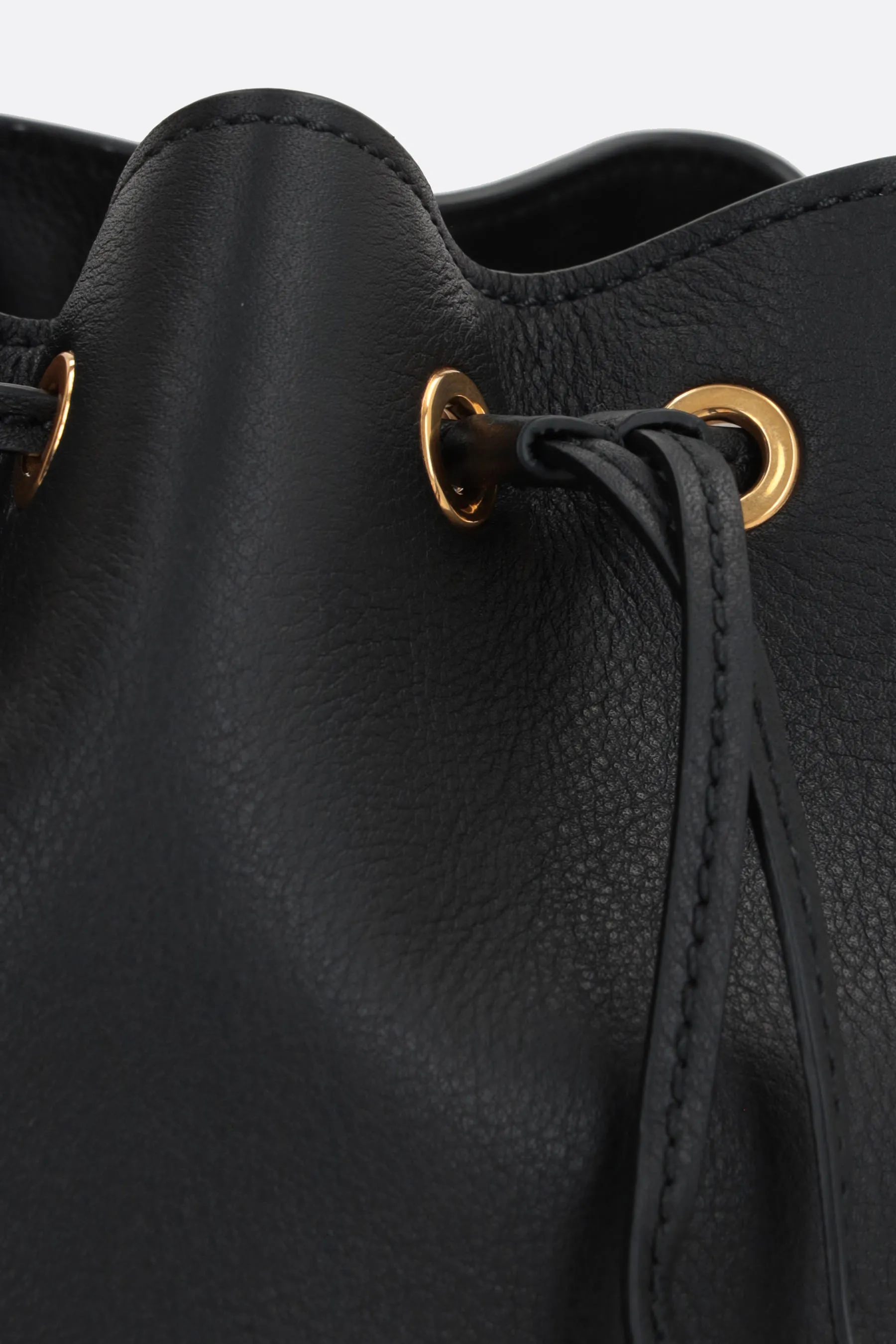 BALLY borsa a secchiello Code in pelle martellata