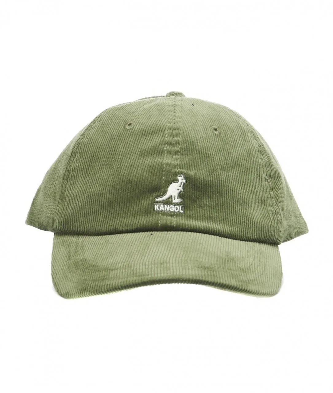 Baseball cap in velluto oliva oliva