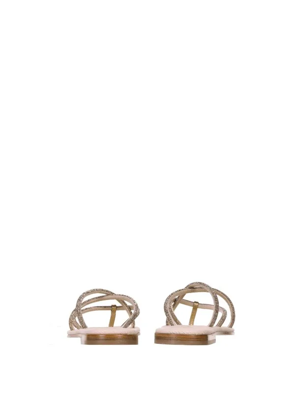 Beige Jewel Sandals