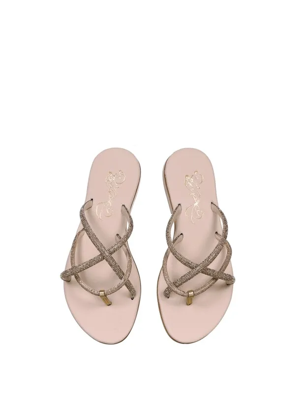 Beige Jewel Sandals