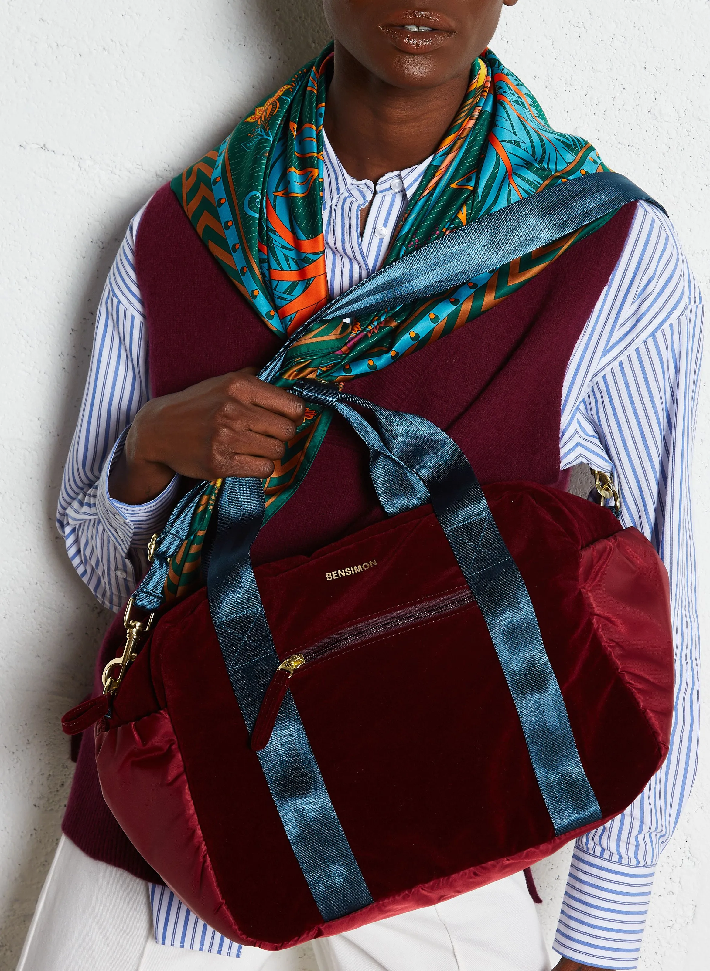  BENSIMON   MANCHESTER - Borsa da viaggio | Viola