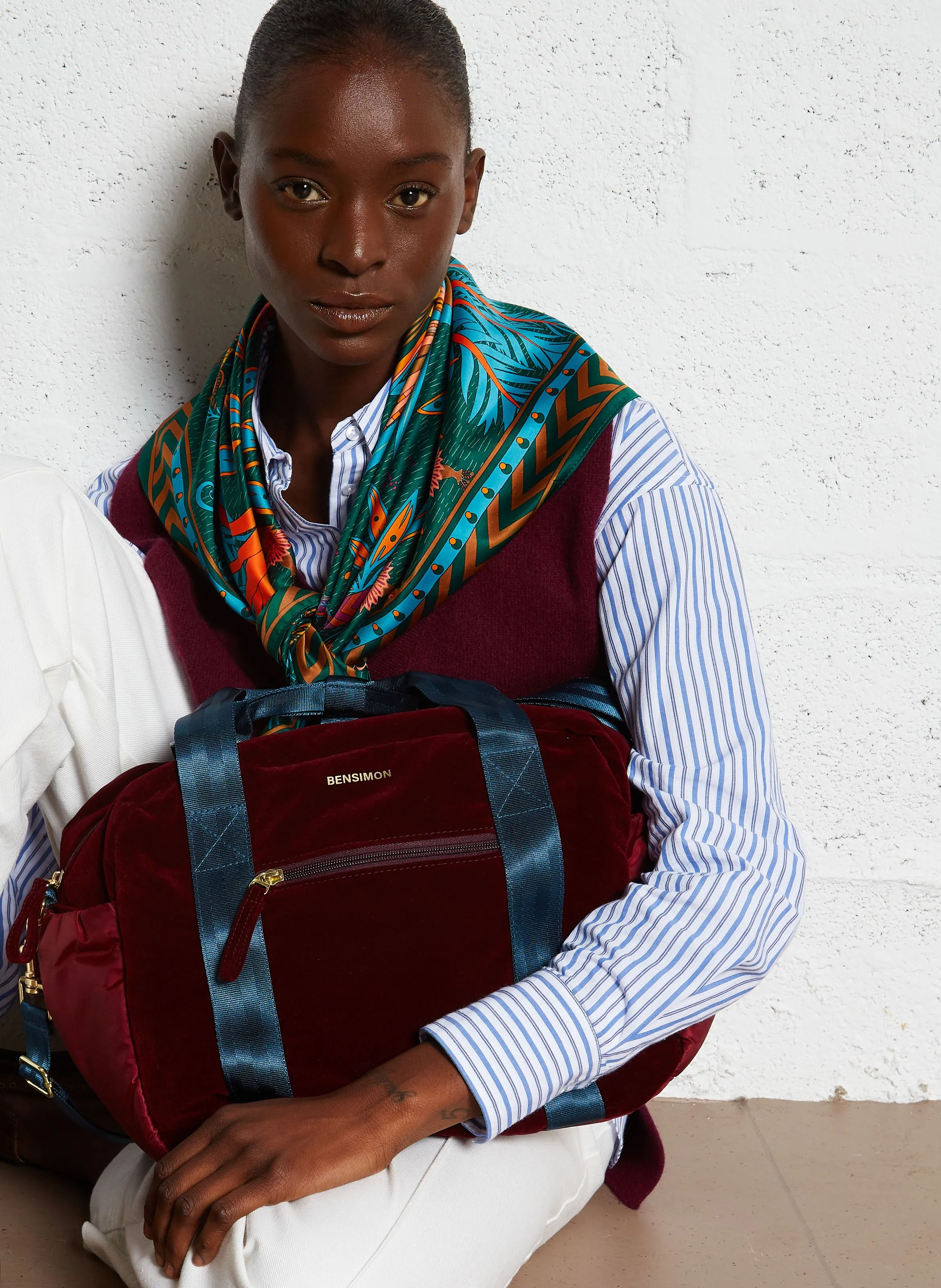 BENSIMON   MANCHESTER - Borsa da viaggio | Viola