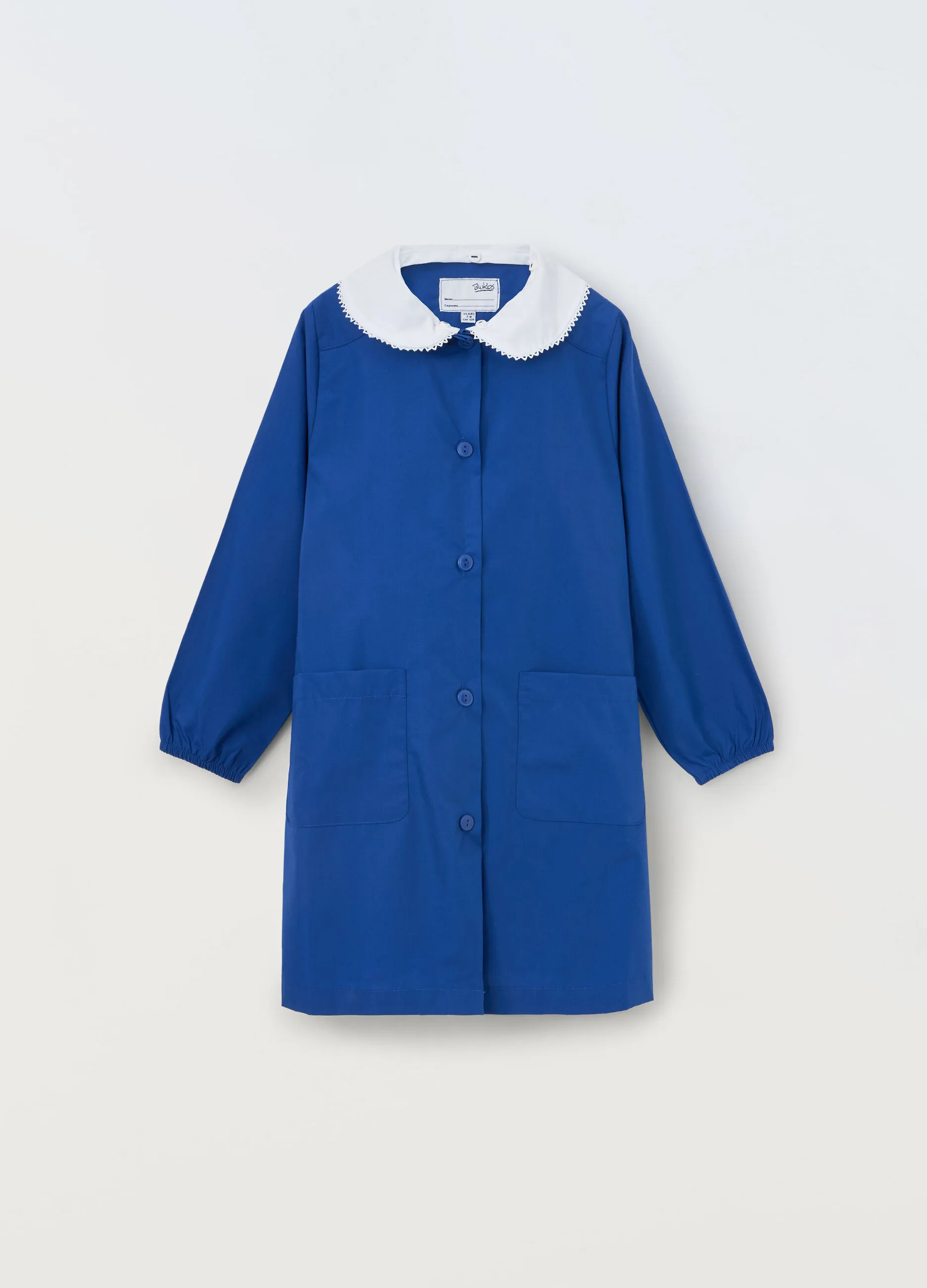 BLUKIDS  Grembiule con colletto lavorato bambina