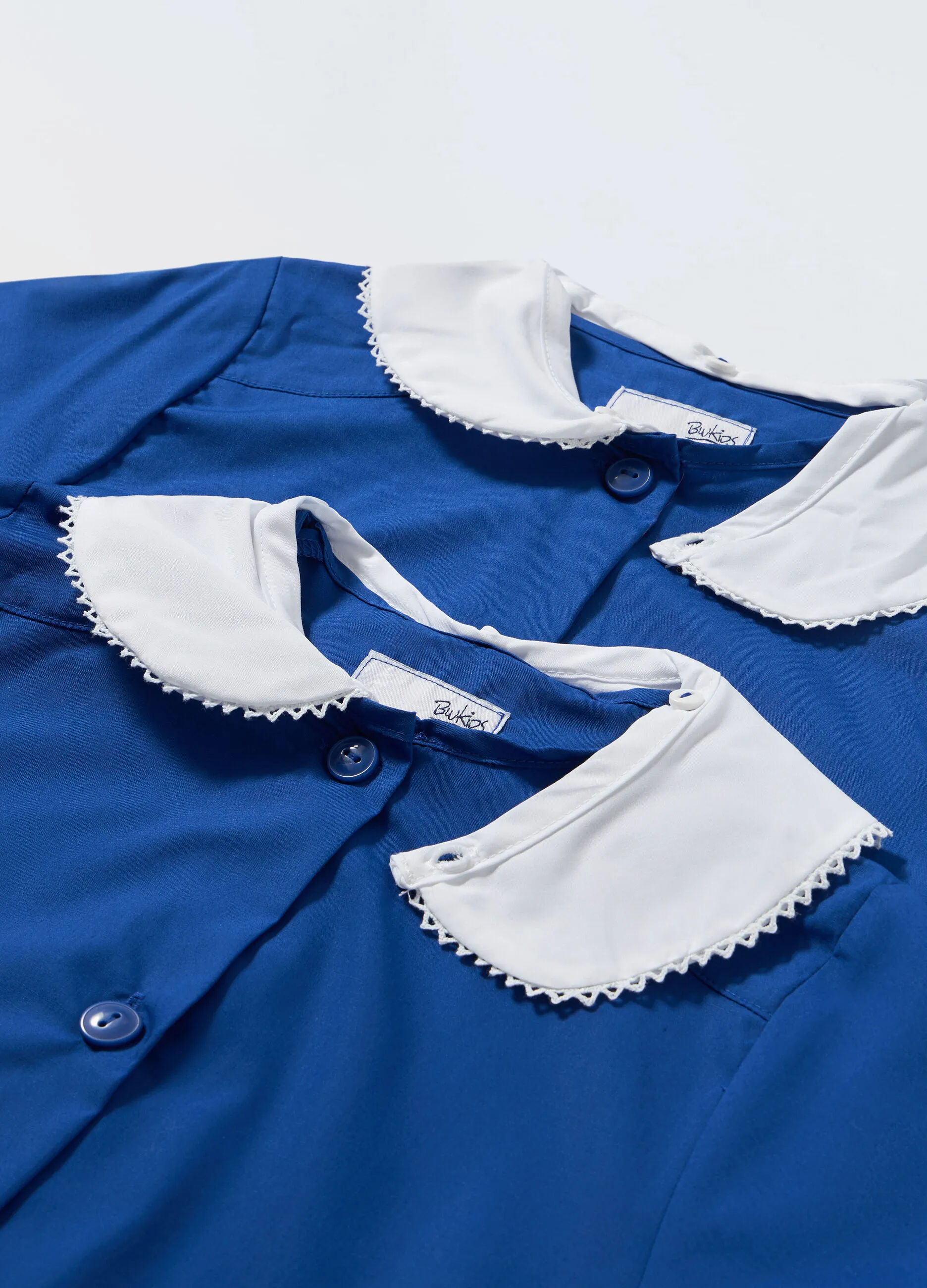 BLUKIDS  Grembiule con colletto lavorato bambina