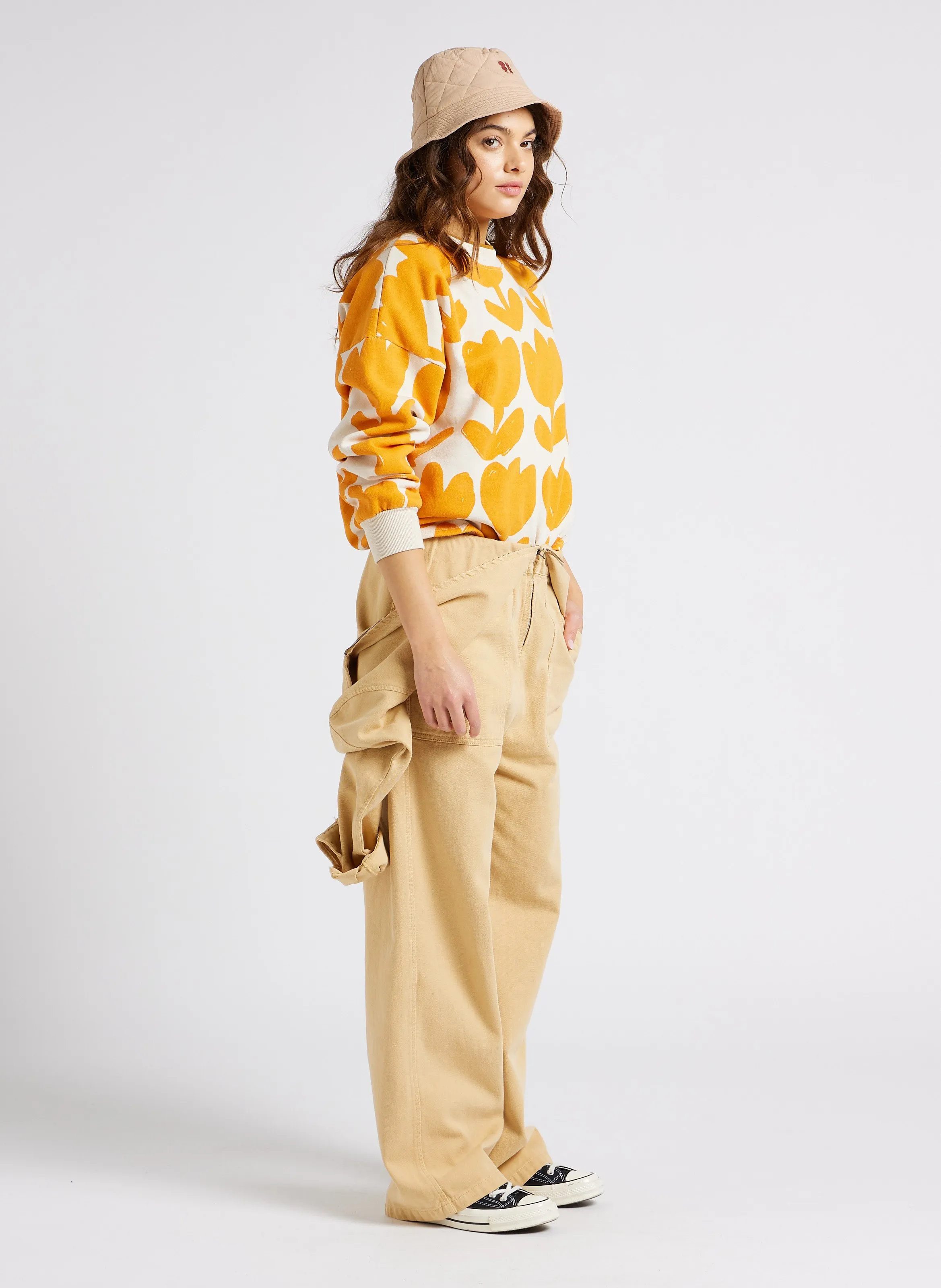  BOBO CHOSES   Tuta collo classico in cotone | Marrone