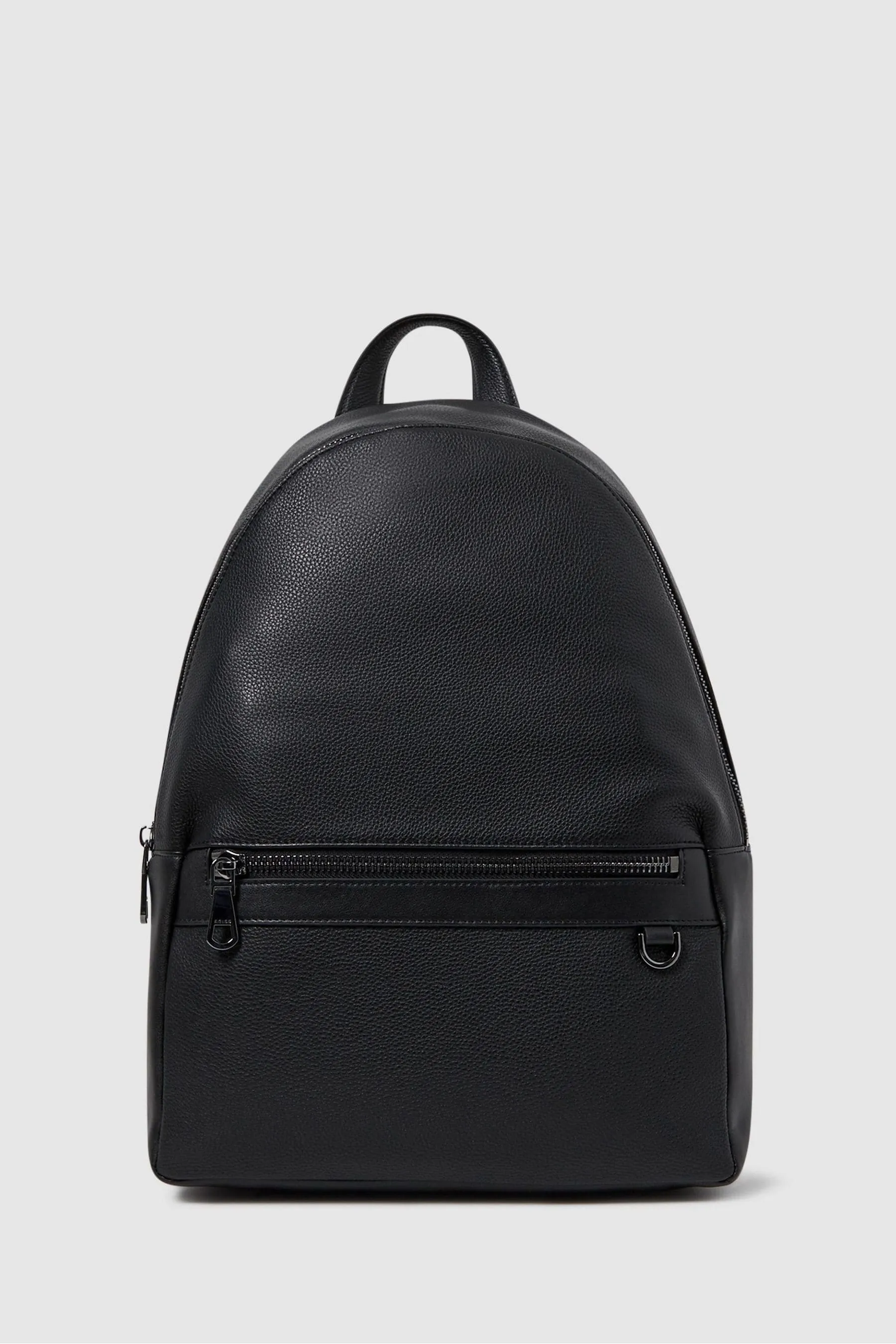 Bordeaux Bordeaux - Drew - Zaino in pelle con zip    
