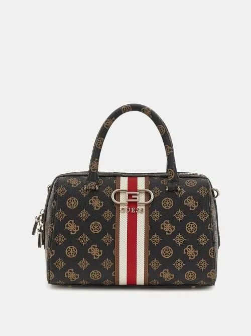Borsa a mano nelka 4g logo peony guess