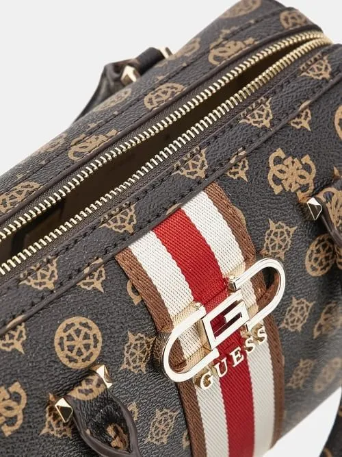 Borsa a mano nelka 4g logo peony guess