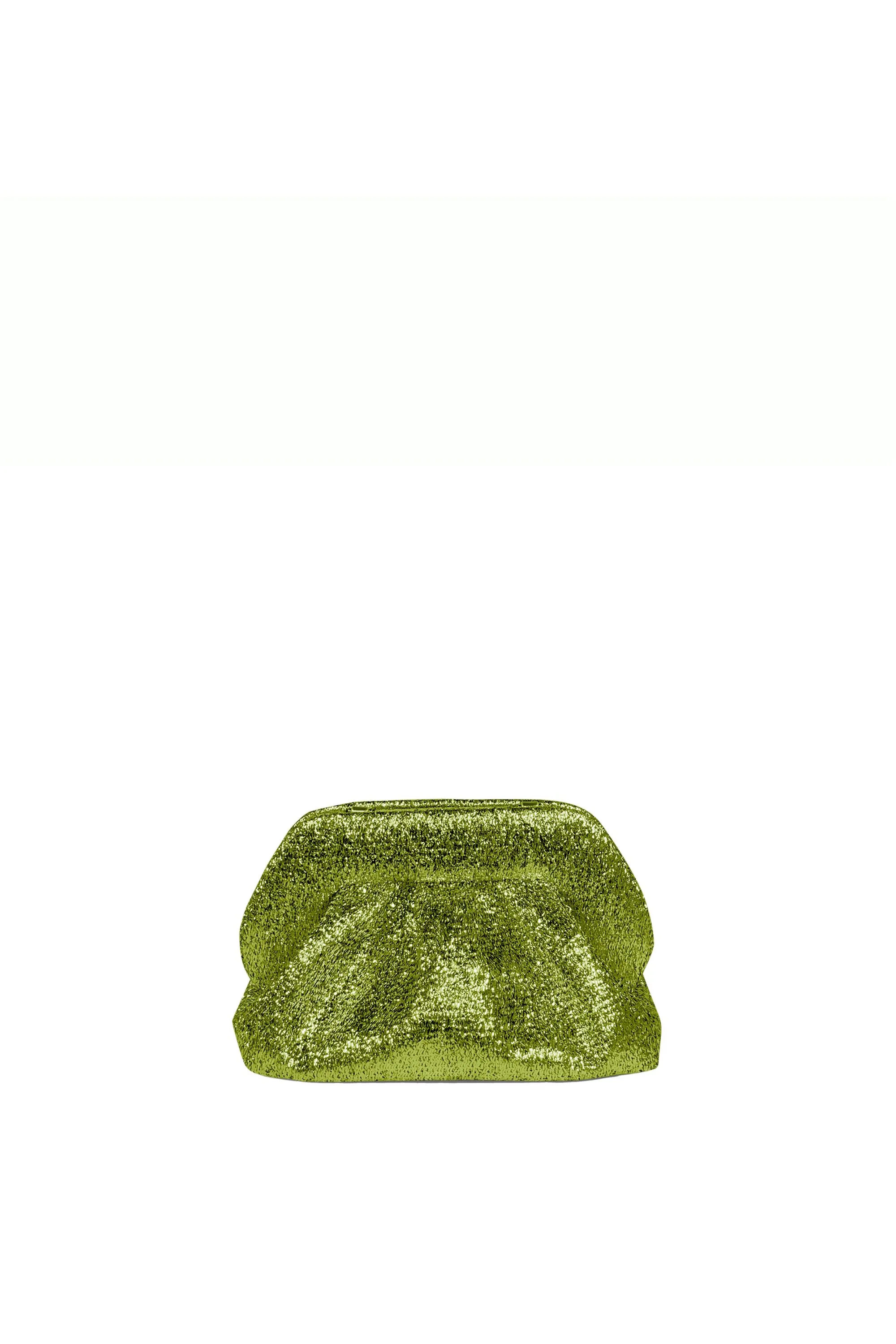 BORSA A MANO "TIA SPARKLING" VERDE IN TECNICO