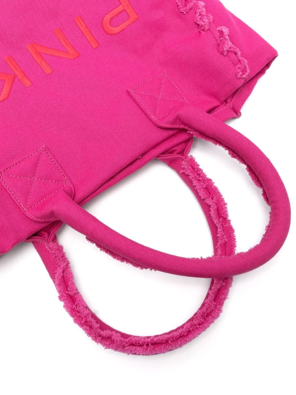 Borsa da spiaggia con ricamo
