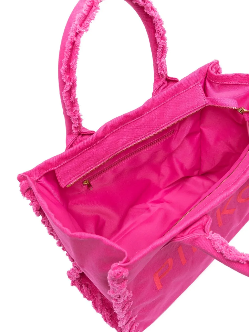 Borsa da spiaggia con ricamo