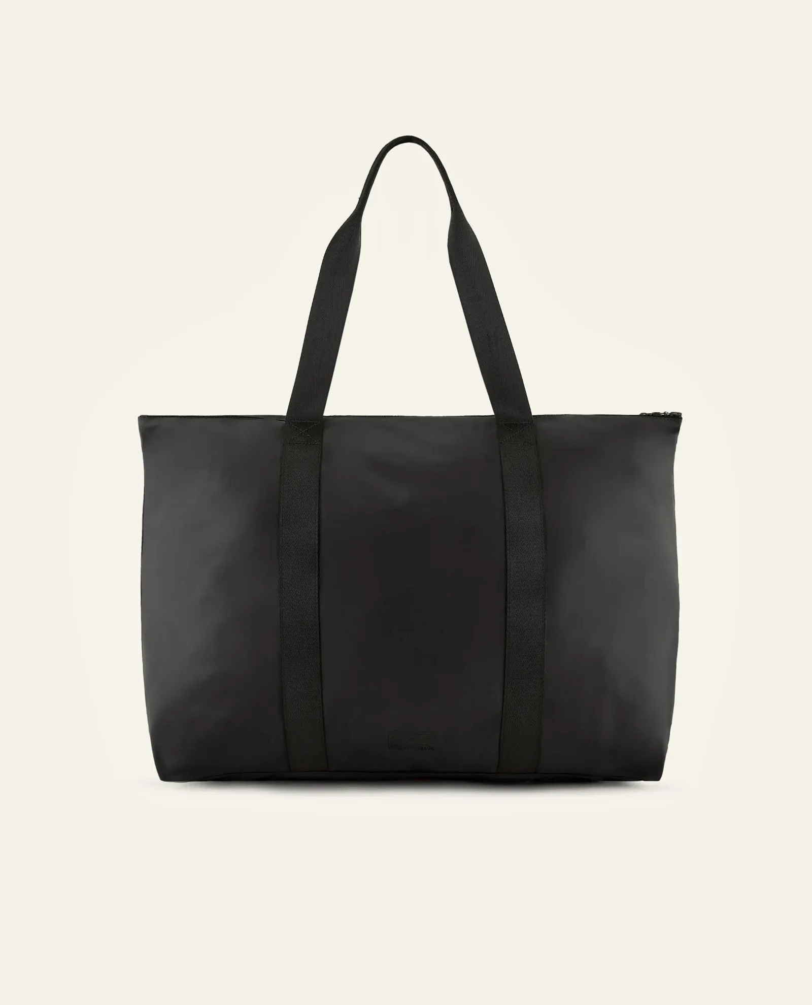Borsa shopping nera AX  in tessuto tecnico