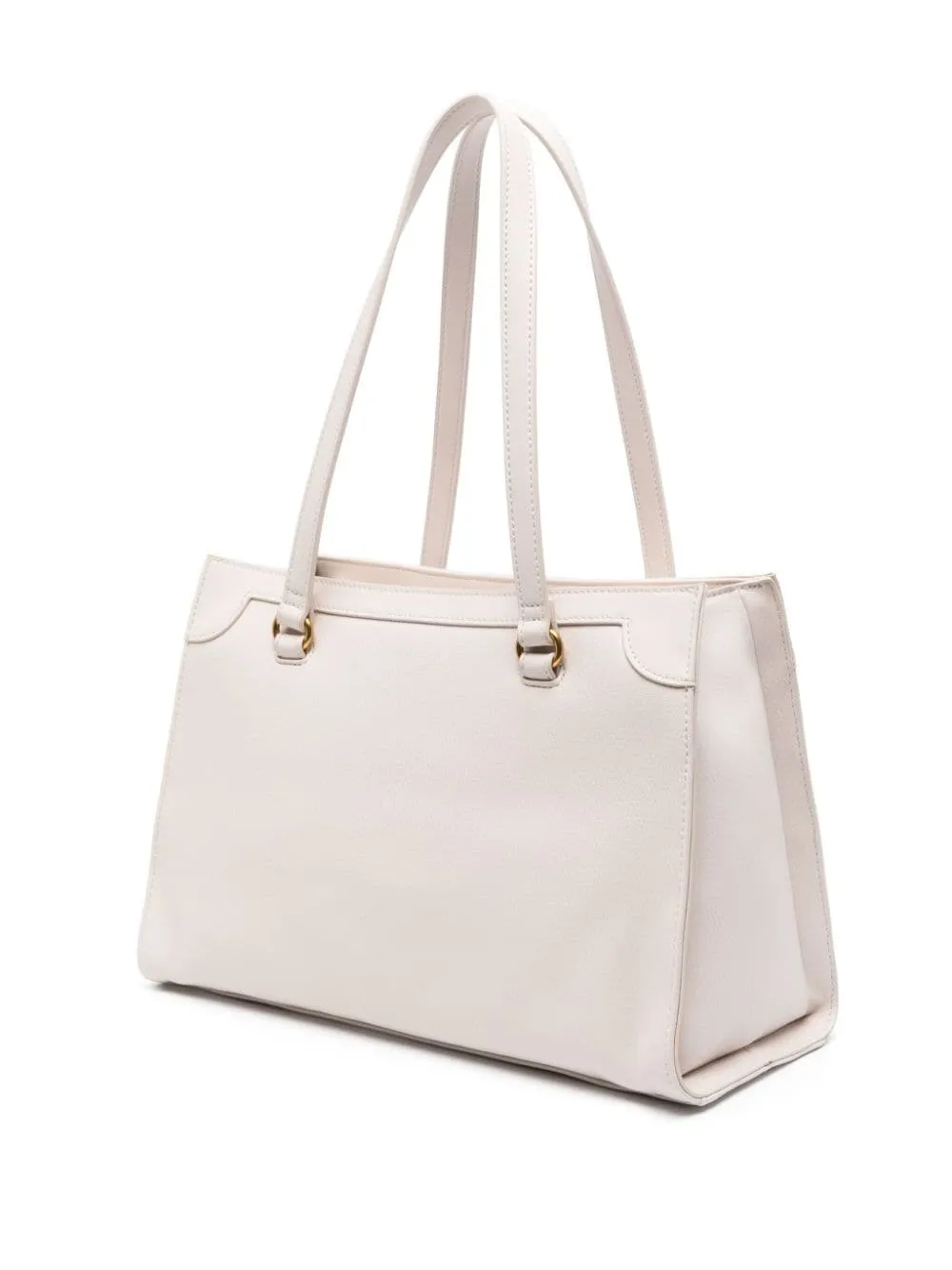 Borsa tote Anaba con placca logo