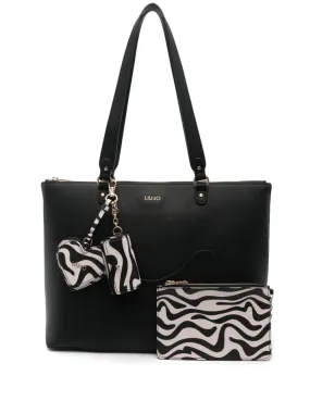 Borsa tote con decorazione