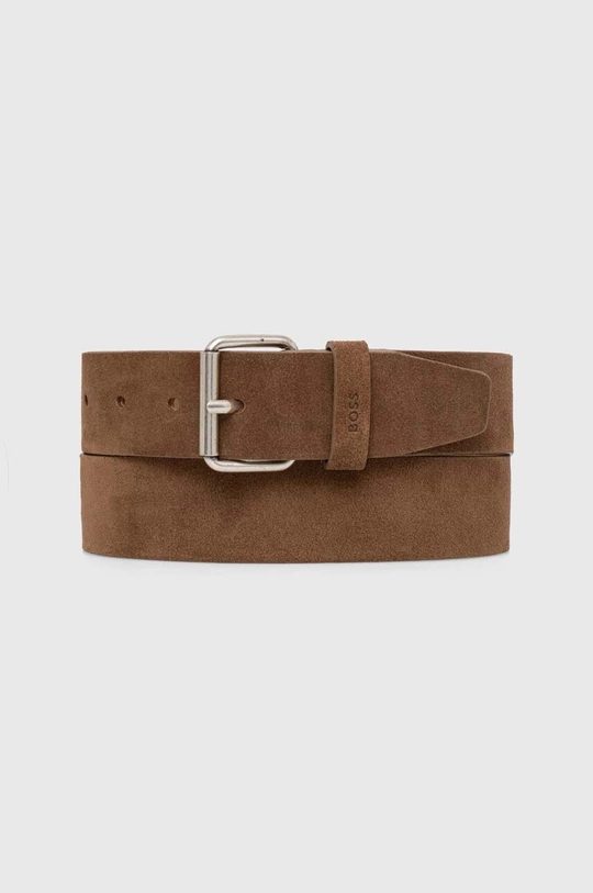 BOSS cintura in pelle scamosciata