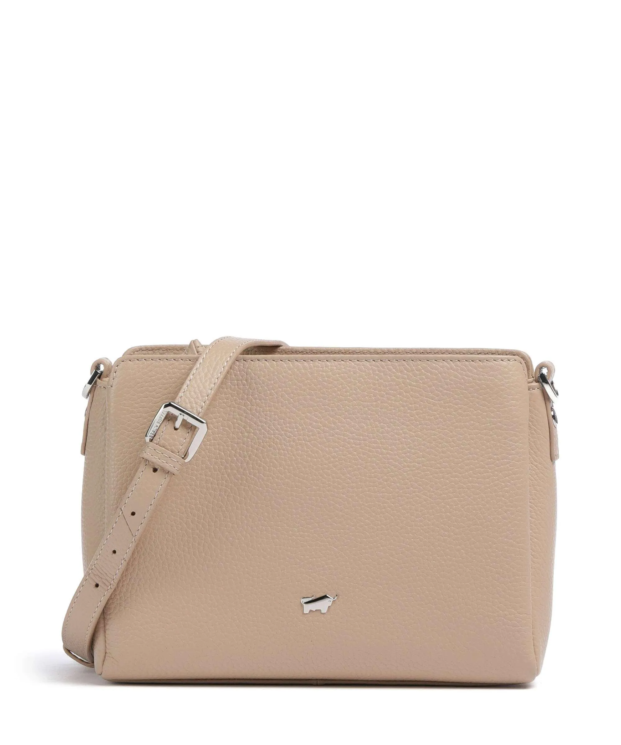  Braun Büffel Hanna Borsa a tracolla pelle di vacchetta grana beige  