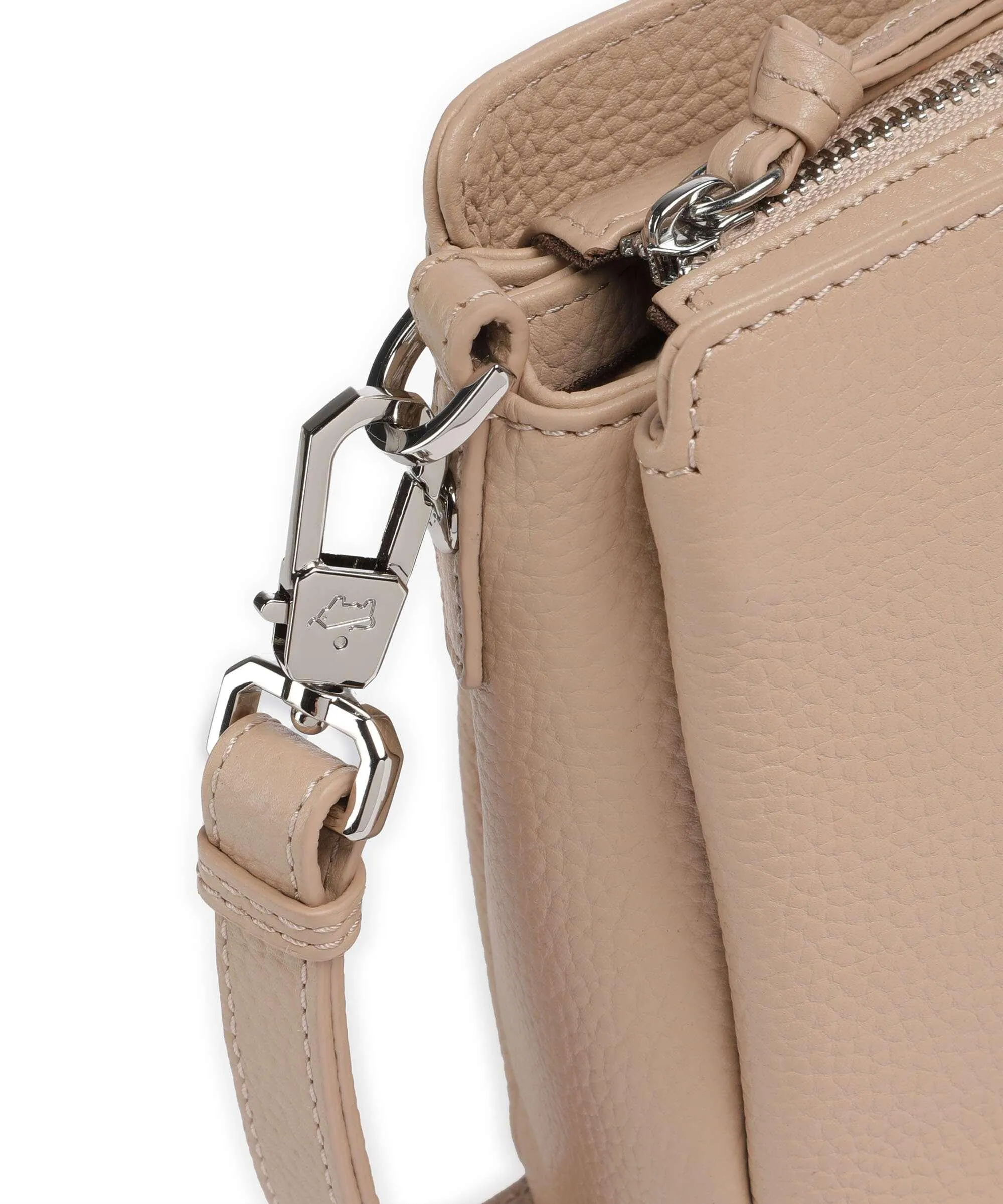  Braun Büffel Hanna Borsa a tracolla pelle di vacchetta grana beige  