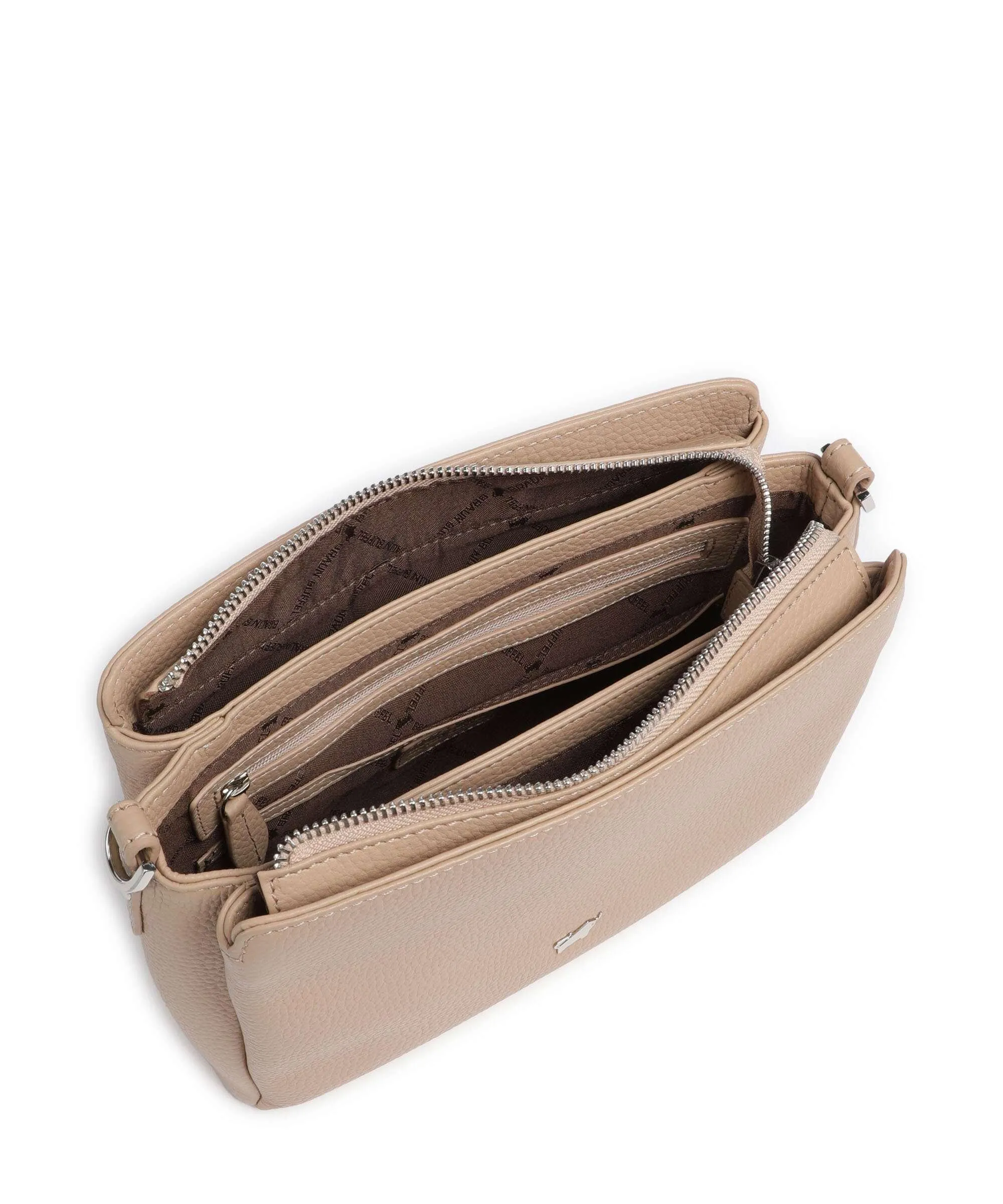  Braun Büffel Hanna Borsa a tracolla pelle di vacchetta grana beige  