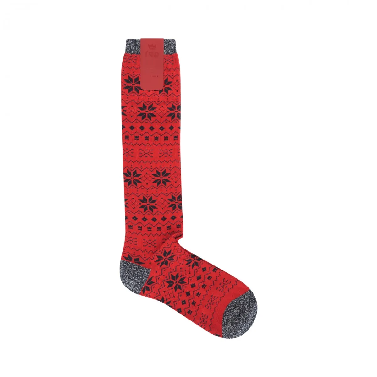 Calza Fiocco di Neve Trama Lurex
