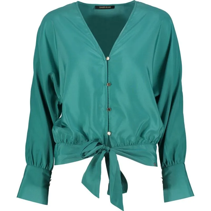 Camicia in tessuto fluido