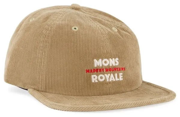 Cappello in velluto beige Mons Royale Roam