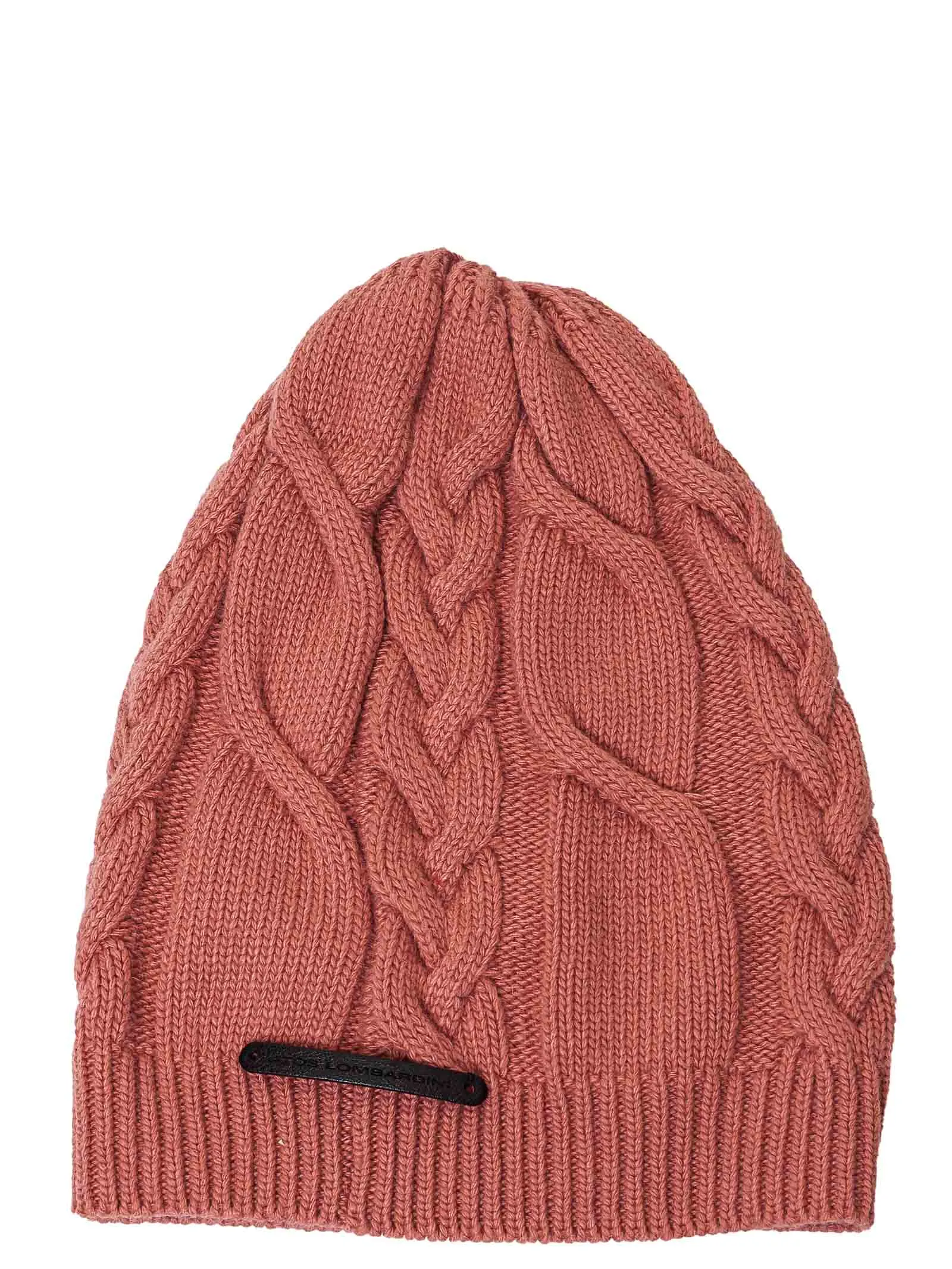 CAPPELLO ROSA  CON APPLICAZIONE LOGO FRONTALE
