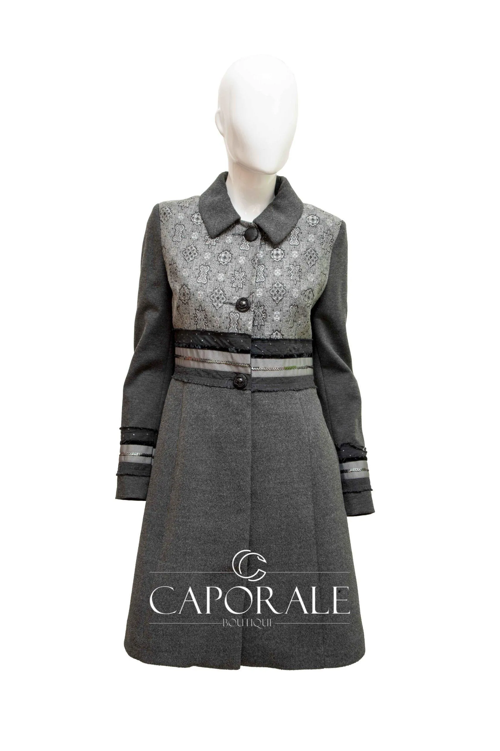 Cappotto donna Cannella 80765 grigio