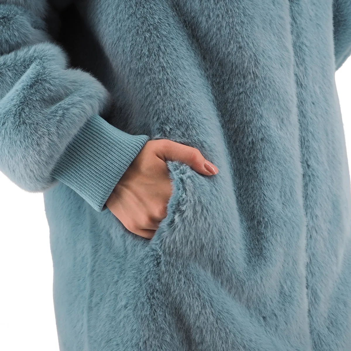Cappotto Eco Fur Full Zip