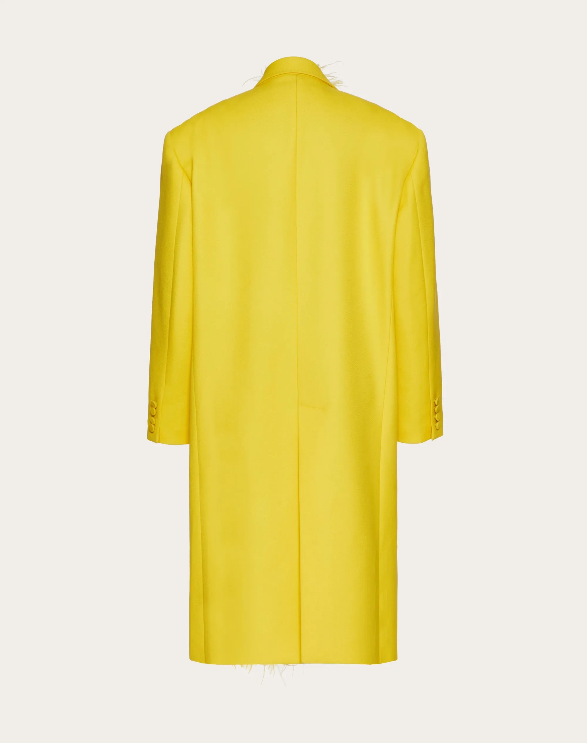 CAPPOTTO IN DRY TAILORING WOOL RICAMATO