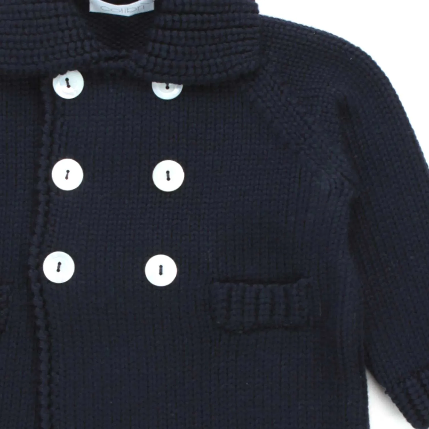 Cardigan Blu Cashmere Neonato