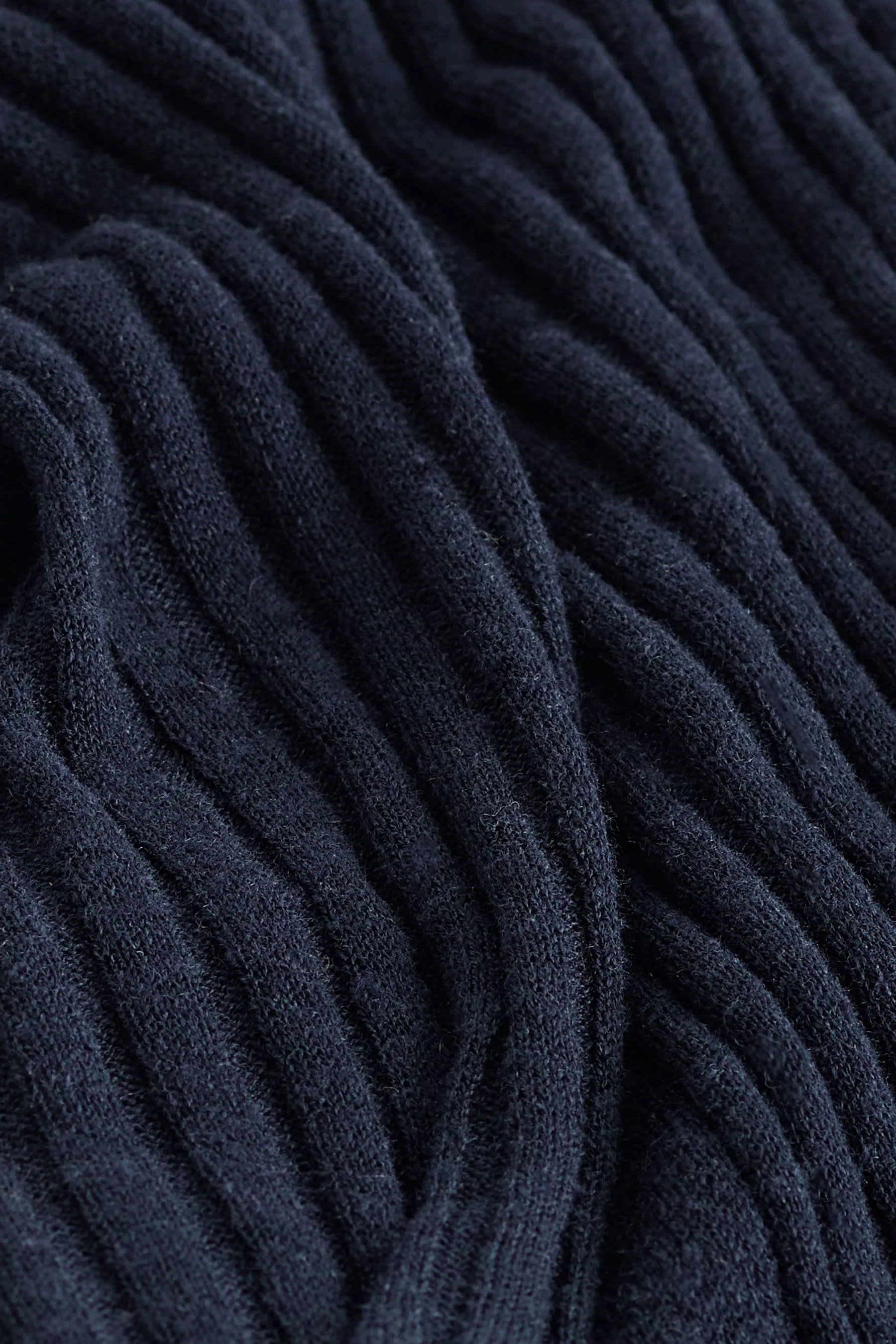 Cardigan lungo in lino a coste    