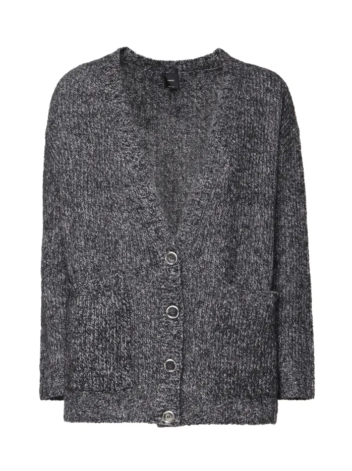 CARDIGAN LUNGO IN MISTO LANA