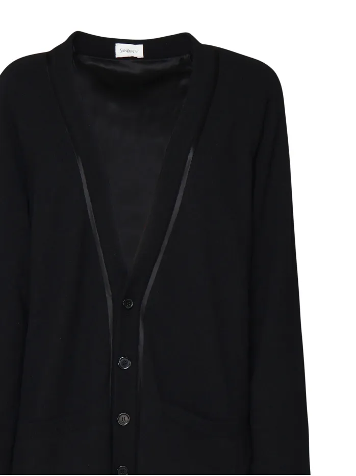 CARDIGAN LUNGO IN PURA LANA