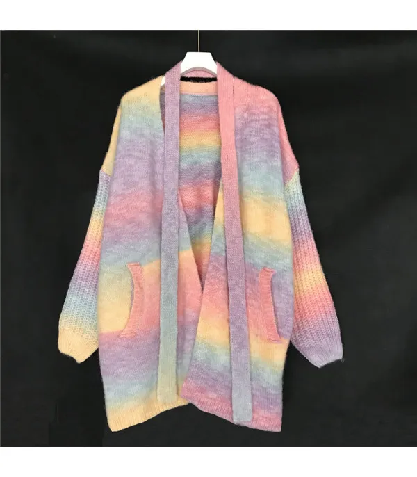 Cardigan lungo - Linea Rainbow